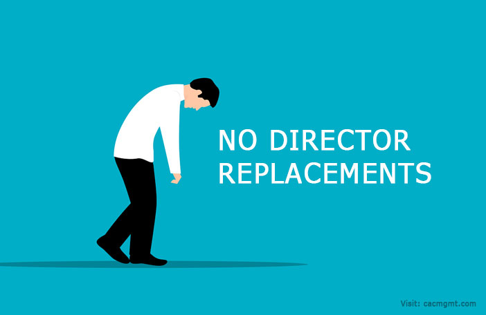 No HOA director replacements